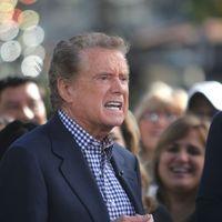 Regis Philbin and Maria Menounos at entertainment news show 'Extra' at The Grove | Picture 130944